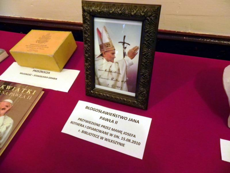 Wystawa "Jan Paweł II - Wspomnienia" - Wilkszyn 2010