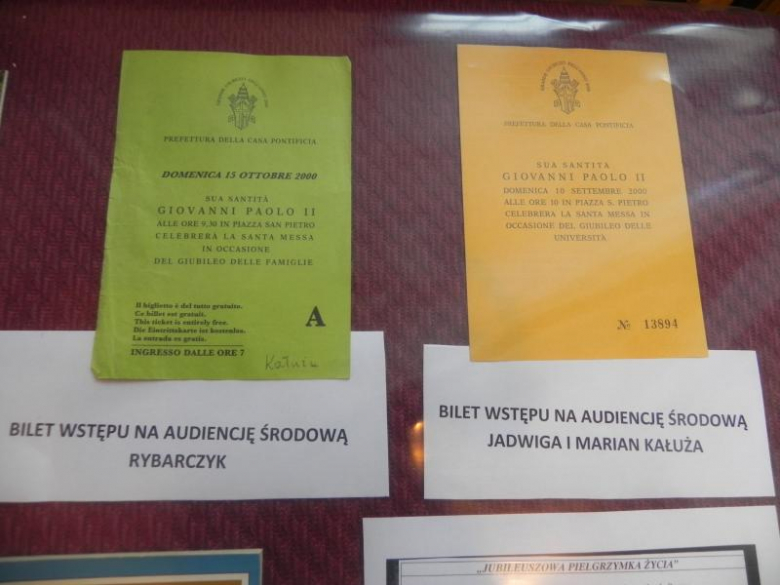 Wystawa "Jan Paweł II - Wspomnienia" - Wilkszyn 2010