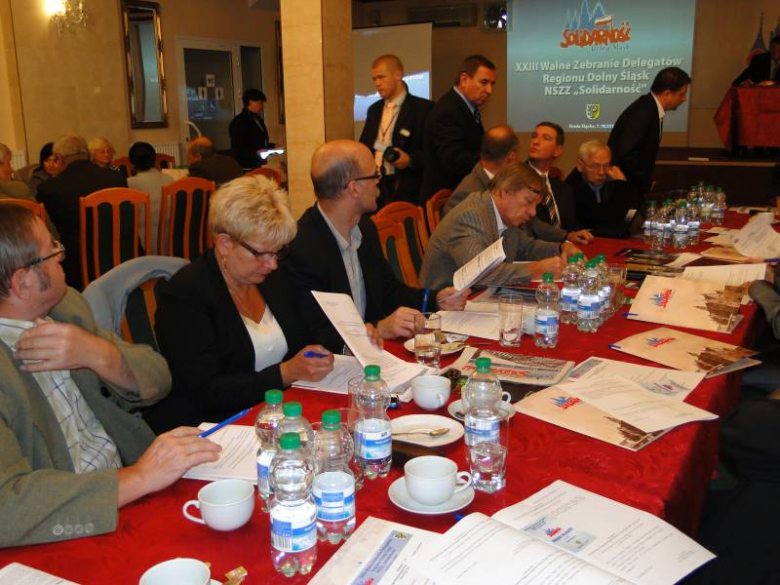 XXIII Walne Zebranie Delegatów Regionu Dolny Śląsk NSZZ "Solidarność"