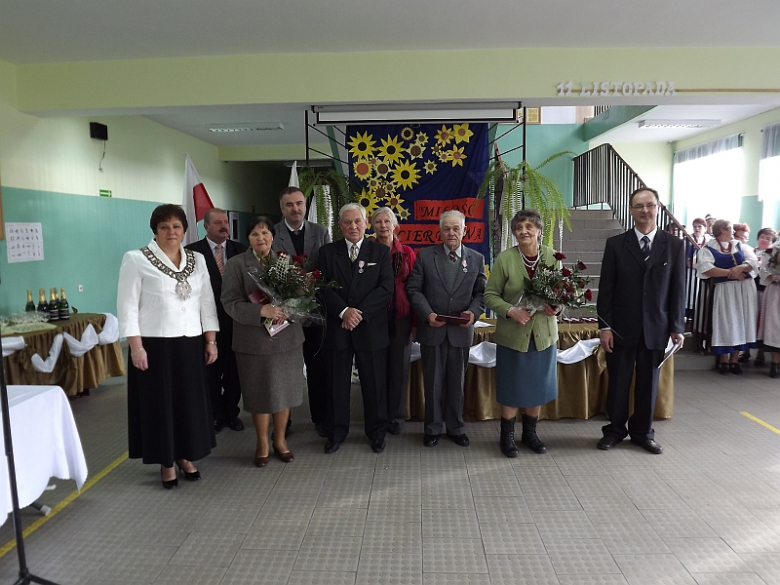 Gmina Udanin gratuluje długoletniego pożycia małżeńskiego