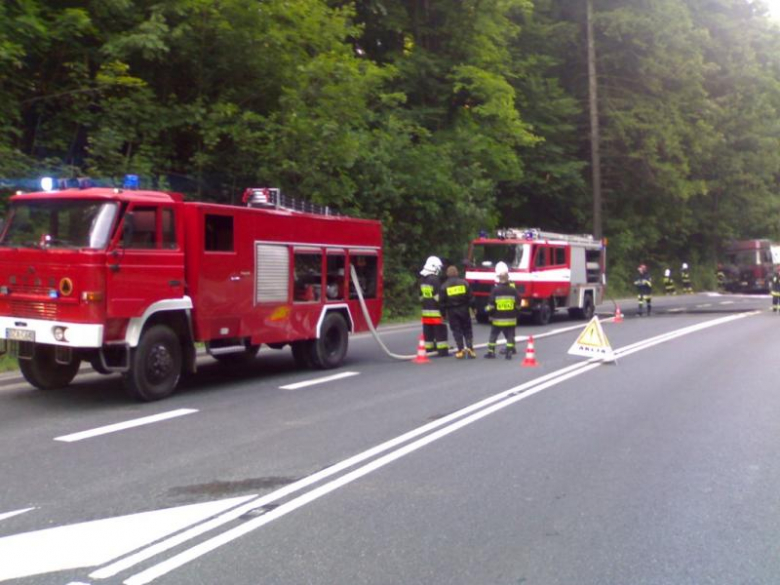 Kolejny pożar tira na K-8 