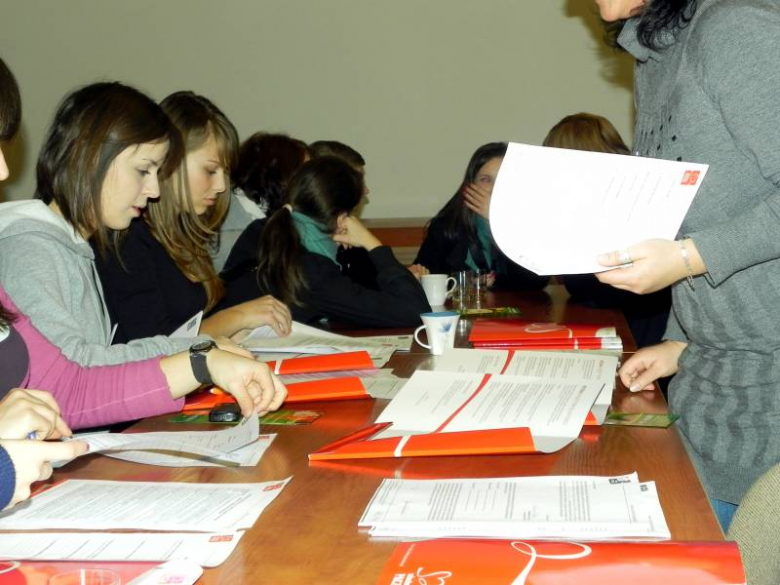 Szlachetna Paczka 2010 - spotkanie w starostwie średzkim