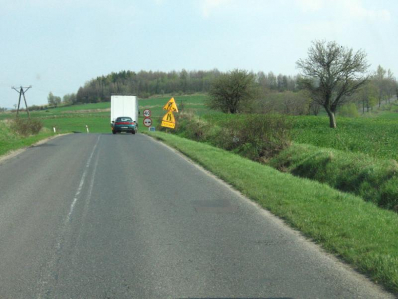 Wymiana nawierzchni w okolicach Mościska