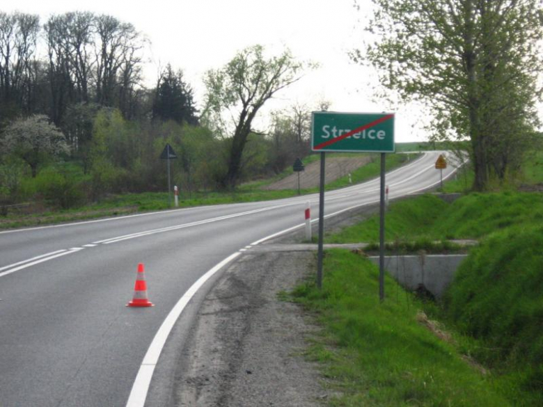 Wypadek w Strzelcach koło Świdnicy