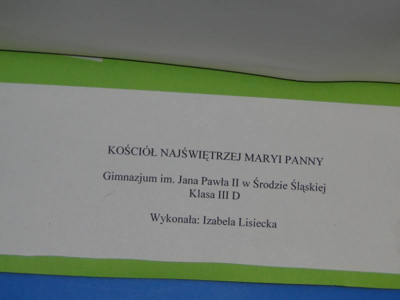 I etap konkursu "Znam Środę Śląską - wiem o tym mieście wszystko"