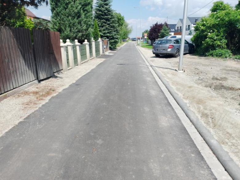 Przebudowana ulica Ogrodowa w Kokorzycach