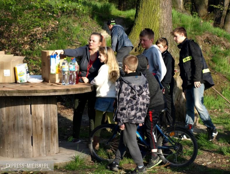 Uczestnicy sprzątania Wilczkowa