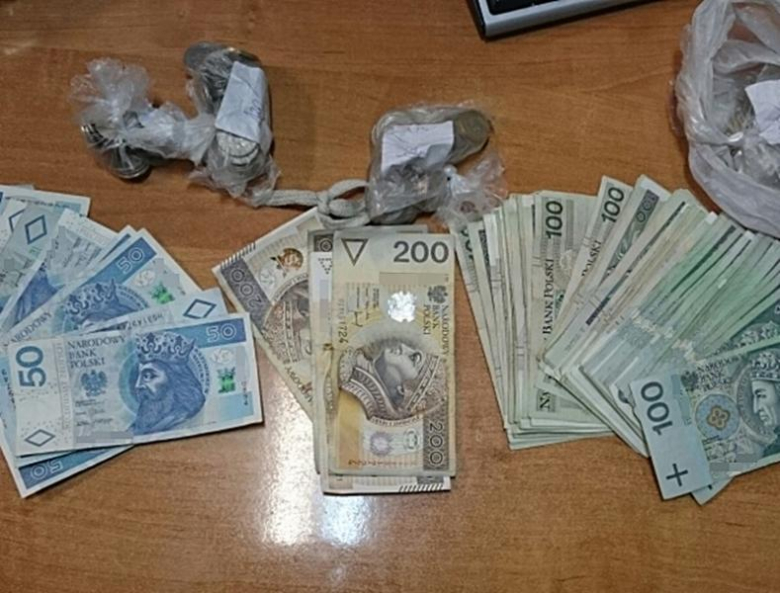 Skradzione pieniądze