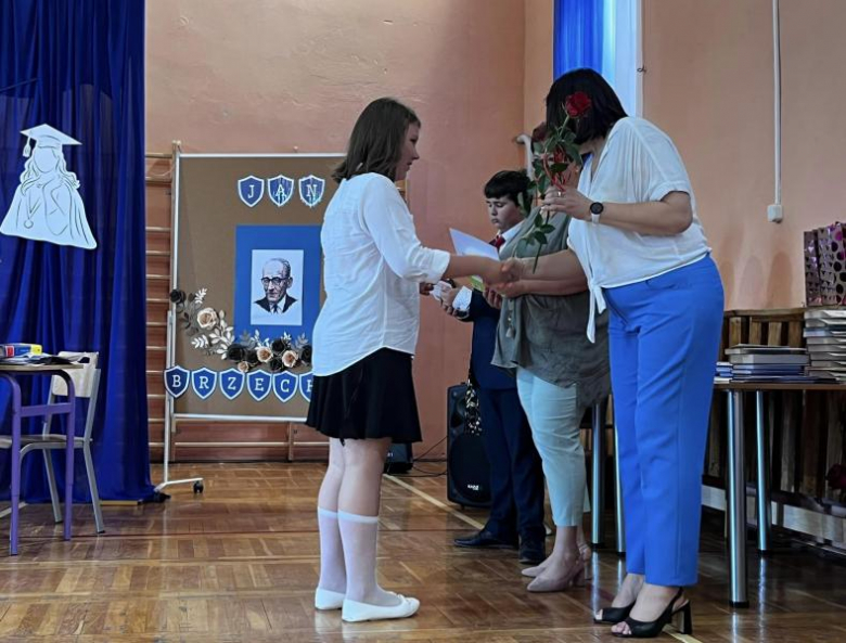 Zakończenie roku szkolnego w Szkole Podstawowej w  Mieczkowie