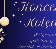 Koncert kolęd w kościele w Kostomłotach