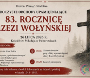 W Pichorowicach uczczą 83. rocznicę Rzezi Wołyńskiej