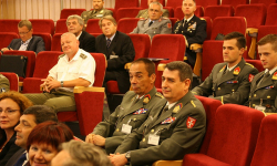 Konferencja w szkole oficerskiej