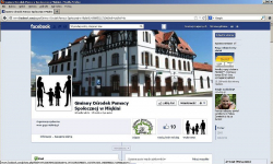 Pomoc społeczna na Facebooku