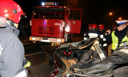 Śmiertelny wypadek na drodze Wróblowice - Lutynia