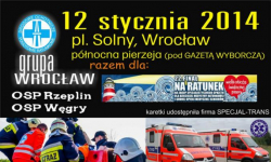 DOPR Wrocław rusza NA RATUNEK w niedzielę o godz. 10 na placu Solnym!