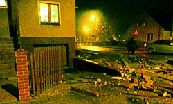 Kierowca zniszczył płoty i zwyzywał funkcjonariuszy 