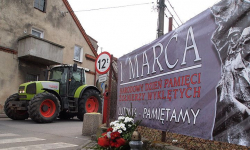 Dzień Pamięci Żołnierzy Wyklętych - baner w Lutyni