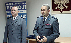 Podziękowania dla pracowników cywilnych komendy policji