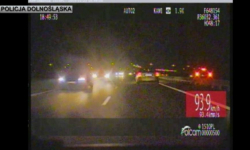 Jechał pod prąd drogą S8