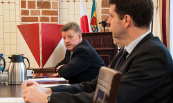 Pierwsza sesja średzkiej rady miejskiej