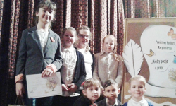 Uczniowie na konkursach recytatorskich