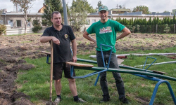 Na ulicy Lipowej powstaje boisko