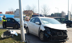 Wypadek na średzkim skrzyżowaniu