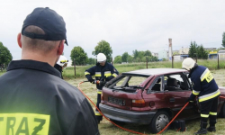 Kolizje, pożary i skok, który zakończył się szpitalem - raport średzkiej straży pożarnej