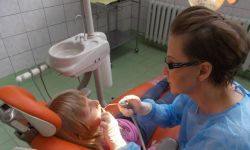 Gabinet dentystyczny w szkole w Miękini