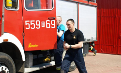 Pożar nieużytków w Lenartowicach