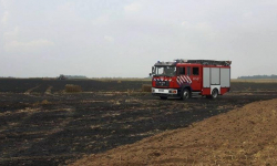 Spłonęły dwa hektary pola