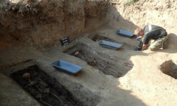 W Chełmie znaleziono groby. Przeprowadzono ekshumację