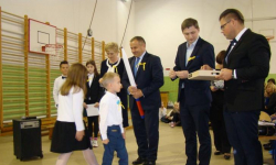 Święto patrona w szkole w Lutyni