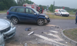 W Wilczkowie zderzyły się dwie osobówki. Straty oszacowano na 10 tys. złotych