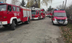 W Lusinie doszło do pożaru piwnicy. Na miejscu działały zastępy z pięciu jednostek