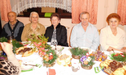 Seniorzy z Malczyc na spotkaniu opłatkowym