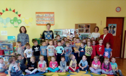 Marianna Galas odwiedziła dzieci z Przedszkola nr 1 w Środzie Śląskiej