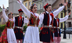 Biało-czerwony happening w Środzie Śląskiej