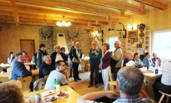 60 osób pieszo przyszło na warsztaty do Zaboru Wielkiego