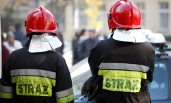 Samochód był cały w ogniu. Pożar w Jarząbkowicach