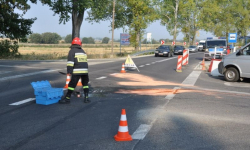 Pięć osobówek zderzyło się koło Pichorowic. Poszkodowaną kobietę zabrano do szpitala