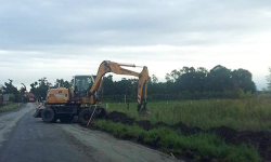 Trwa przebudowa drogi w Samotworze