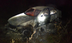 Pożar samochodu osobowego. Nikomu nic się nie stało 