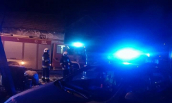 Silne zadymienie w budynku wielorodzinnym w Gościsławiu