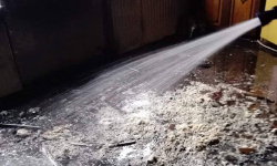 Pożar mieszkania w Sobótce. Dwie osoby poszkodowane