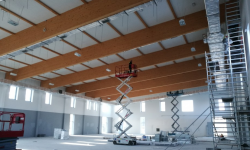 W budynku nowej szkoły w Lutyni prace są na wykończeniu