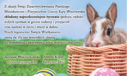 Życzenia Wielkanocne składają Wam Przewodniczący Rady Gminy i Burmistrz