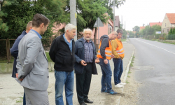 Oficjalny odbiór przebudowanej drogi w Wilczkowie