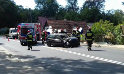 Wypadek w Gniechowicach. Poszkodowana jedna osoba