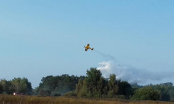 Ogromny pożar we Wrocławiu. Strażacy ochotnicy z gminy Kąty Wrocławskie ruszyli z pomocą